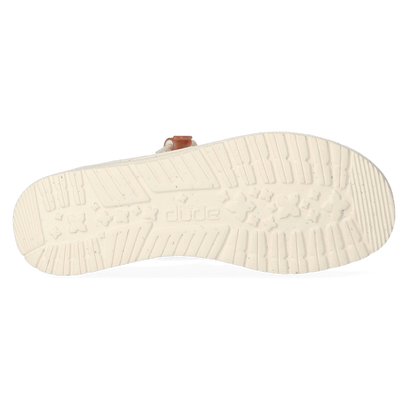 Wendy Knit Damen Halbschuhe White