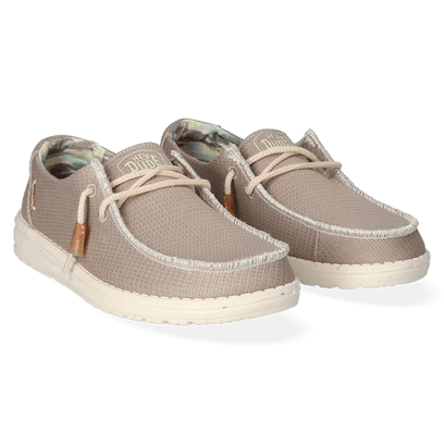 Wendy Knit Damen Halbschuhe Tan