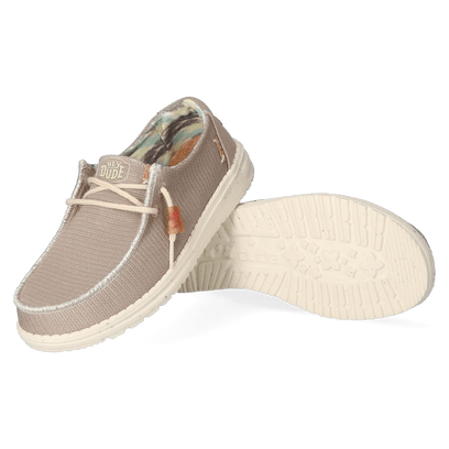 Wendy Knit Damen Halbschuhe Tan