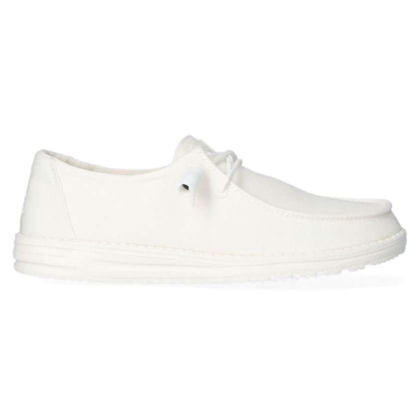 Wendy Slub Damen Halbschuhe White