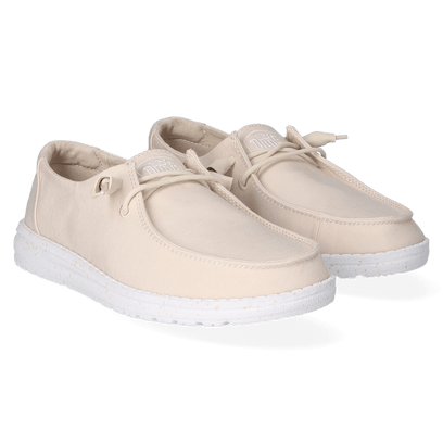 Wendy Slub Canvas Damen Halbschuhe Natural