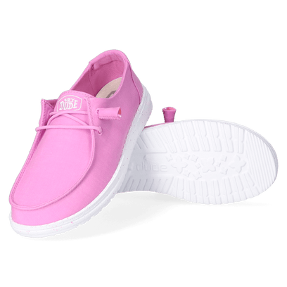 Wendy Slub Canvas Damen Halbschuhe Violet