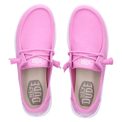 Wendy Slub Canvas Damen Halbschuhe Violet