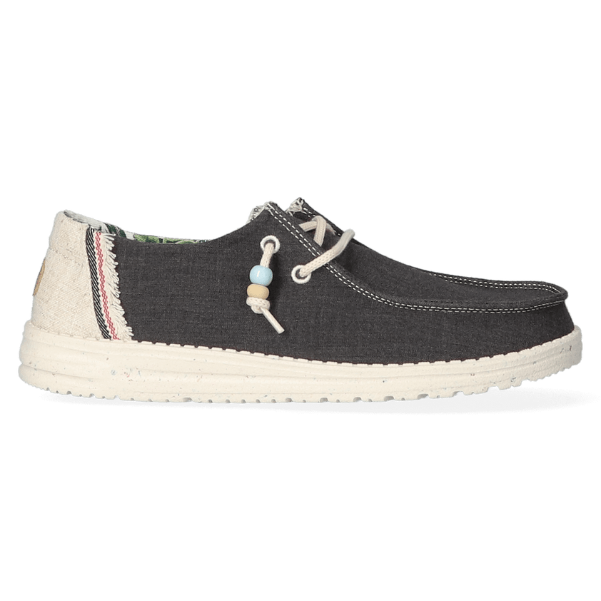 Wendy Fringe Damen Halbschuhe Carbon