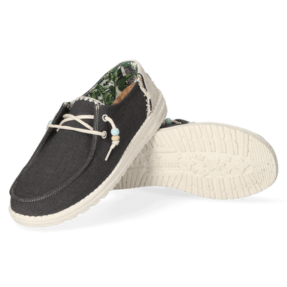 Wendy Fringe Damen Halbschuhe Carbon