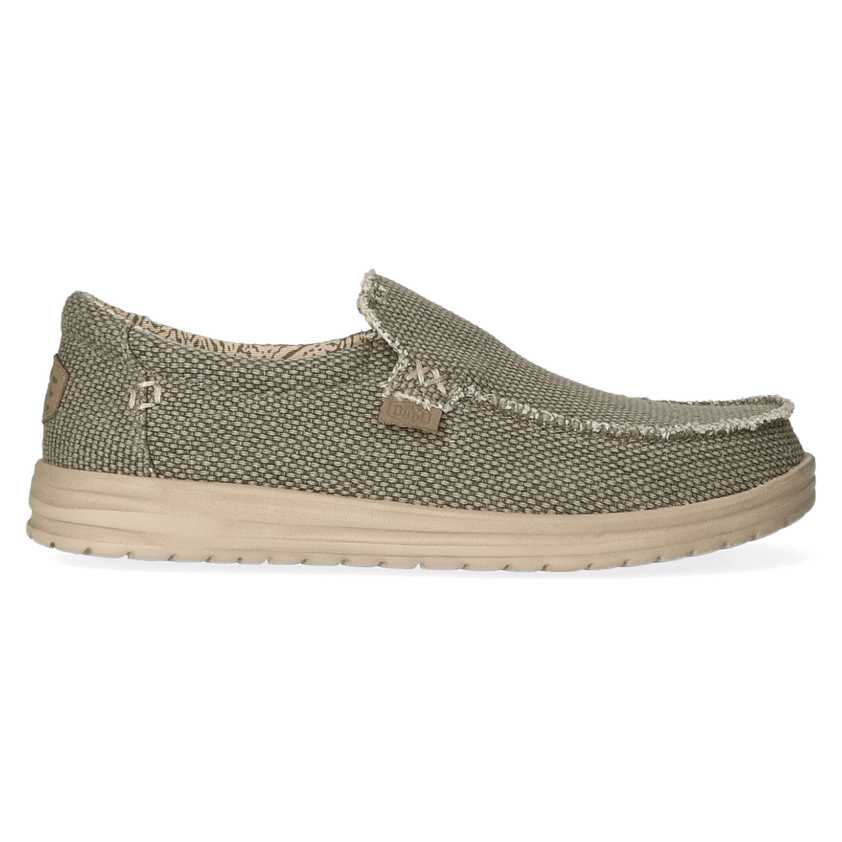 Mikka Braided Herren Halbschuhe Army