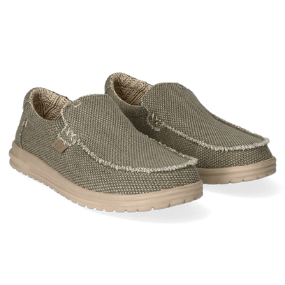 Mikka Braided Herren Halbschuhe Army