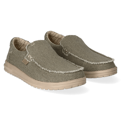 Mikka Braided Herren Halbschuhe Army