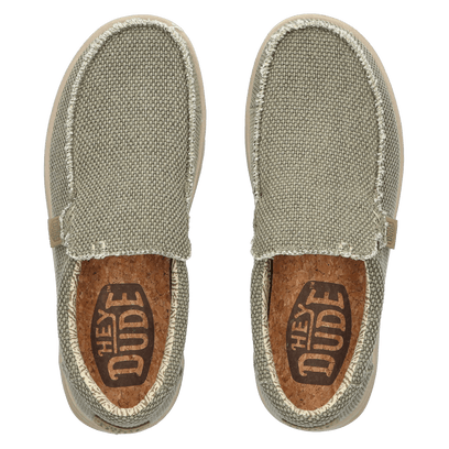 Mikka Braided Herren Halbschuhe Army