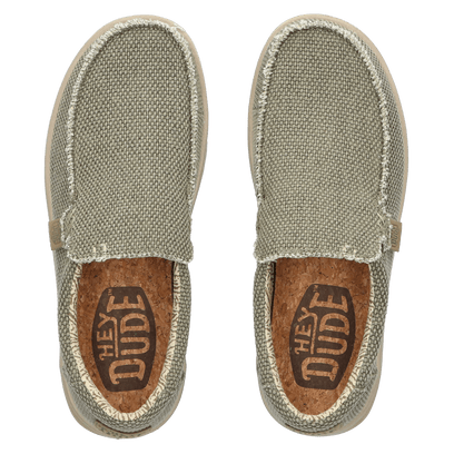 Mikka Braided Herren Halbschuhe Army