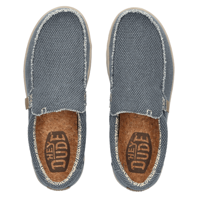 Mikka Braided Herren Halbschuhe Deep Blue