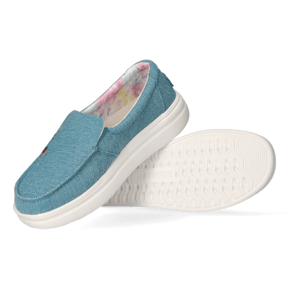 Misty Rise Damen Halbschuhe Tropical Blue