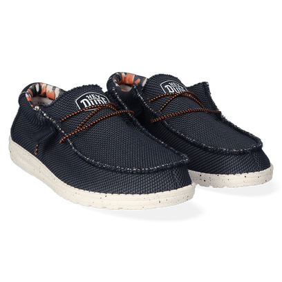 Wally Sox Stitch Herren Halbschuhe Blue Multi