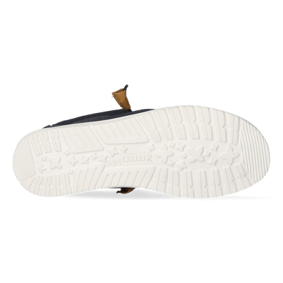 Wally Corduroy Herren Halbschuhe Navy