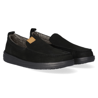 Wally Grip Herren Mokassins Black