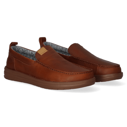 Wally Grip Herren Mokassins Brown
