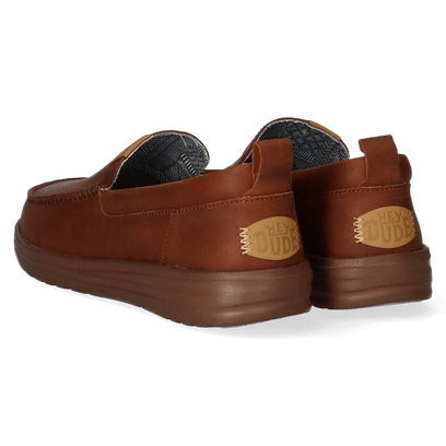Wally Grip Herren Mokassins Brown