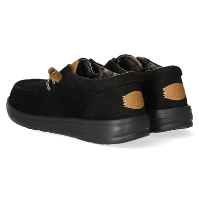 Wally Grip Craft Leather Herren Halbschuhe Black