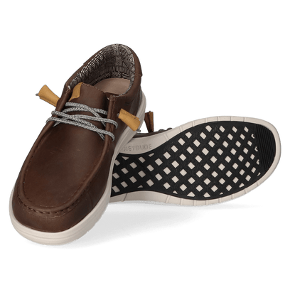 Wally Grip Craft Leather Herren Halbschuhe Grey