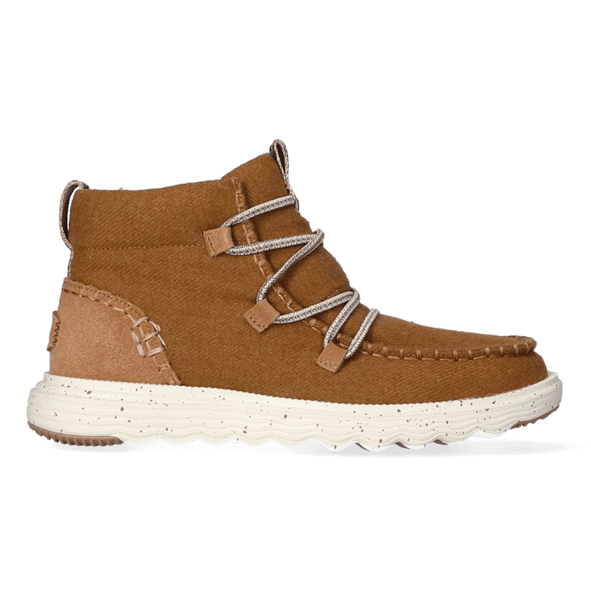 Reyes Wool Damen Boots Cognac