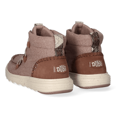 Reyes Wool Damen Boots Mauve