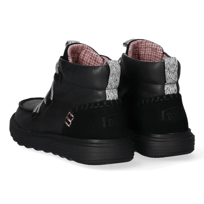 Reyes Leather Damen Boots Black/Black