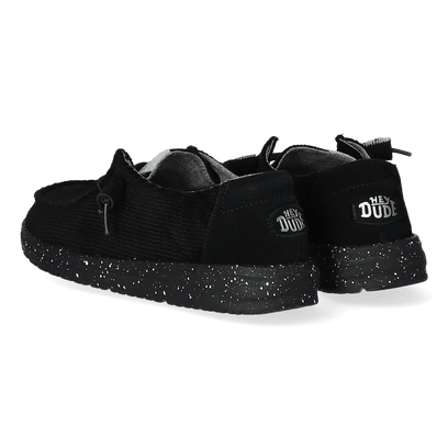 Wendy Wave Corduroy Damen Halbschuhe Black