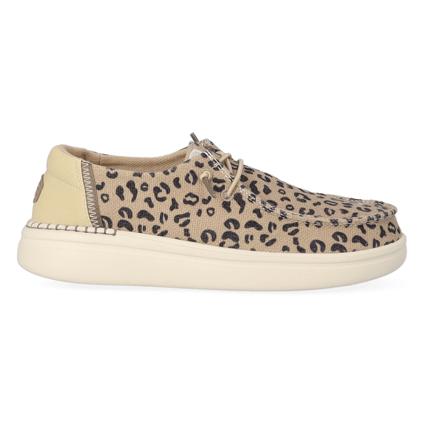 Wendy Rise Leo Damen Halbschuhe Tan/Black