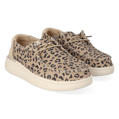 Wendy Rise Leo Damen Halbschuhe Tan/Black