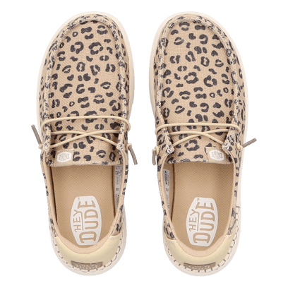 Wendy Rise Leo Damen Halbschuhe Tan/Black