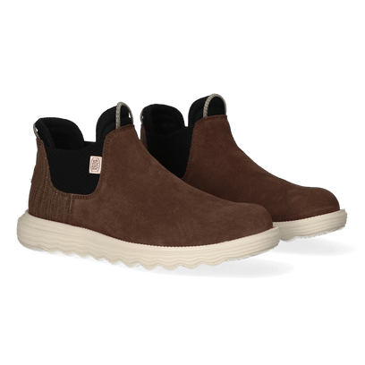 Branson Suede Damen Boots Coffee