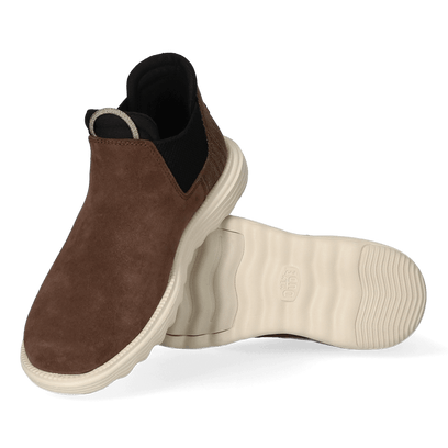 Branson Suede Damen Boots Coffee