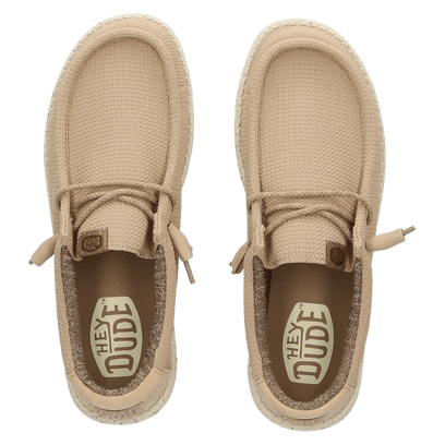 Wally Sport Mesh Herren Halbschuhe Tan/White