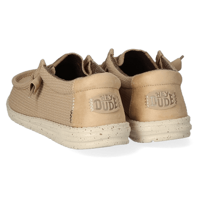 Wally Sport Mesh Herren Halbschuhe Tan/White