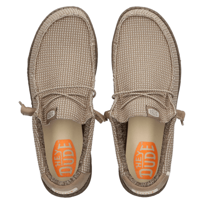 Wally Sport Mesh Herren Halbschuhe Tan