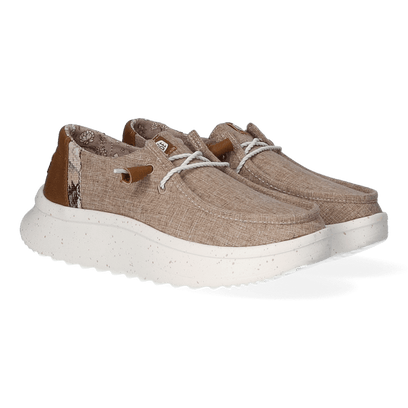 Wendy Peak Woven Damen Halbschuhe Brown