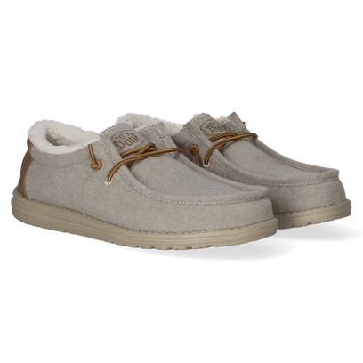 Wally Herringbone Herren Halbschuhe Grey