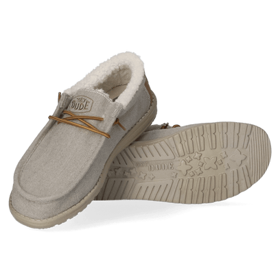 Wally Herringbone Herren Halbschuhe Grey