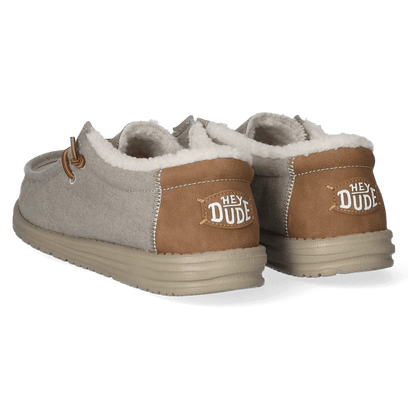 Wally Herringbone Herren Halbschuhe Grey