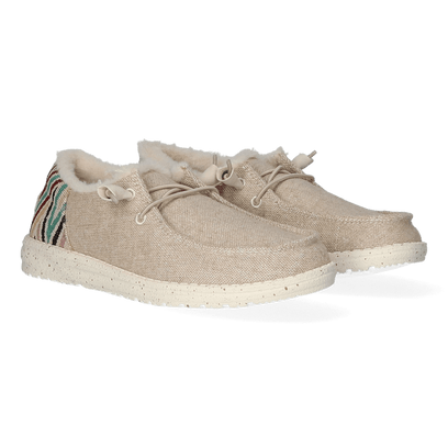 Wendy Funk Wool Damen Halbschuhe Beige