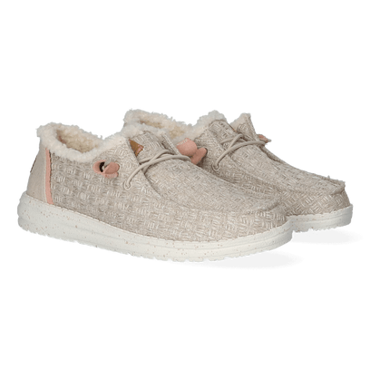 Wendy Warmth Damen Halbschuhe Natural