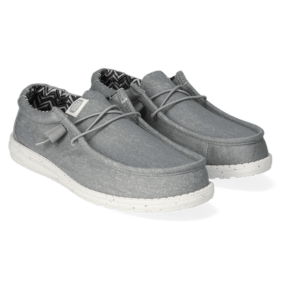 Wally Canvas Herren Halbschuhe Light Grey