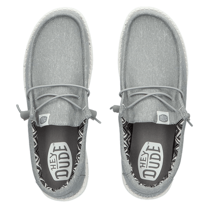 Wally Canvas Herren Halbschuhe Light Grey