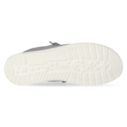 Wally Canvas Herren Halbschuhe Light Grey