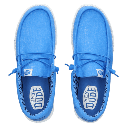 Wally Canvas Herren Halbschuhe Blue
