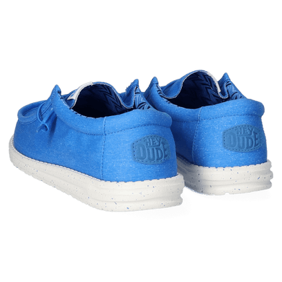 Wally Canvas Herren Halbschuhe Blue