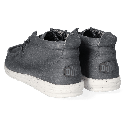 Wally Mid Canvas Herren Halbschuhe Grey