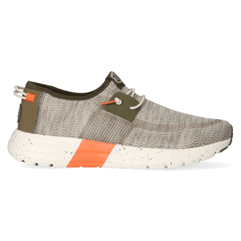 Sirocco Sport Mode Herren Sneakers Green/Dusty Olive/Orange