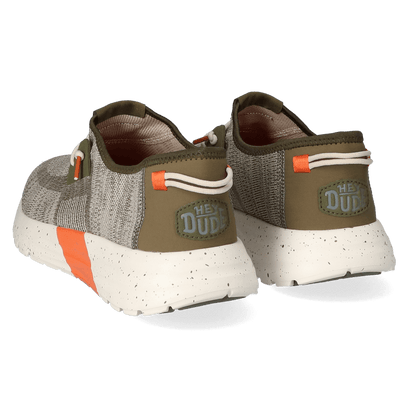 Sirocco Sport Mode Herren Sneakers Green/Dusty Olive/Orange