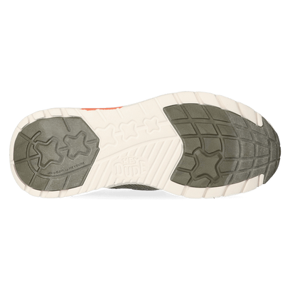 Sirocco Sport Mode Herren Sneakers Green/Dusty Olive/Orange